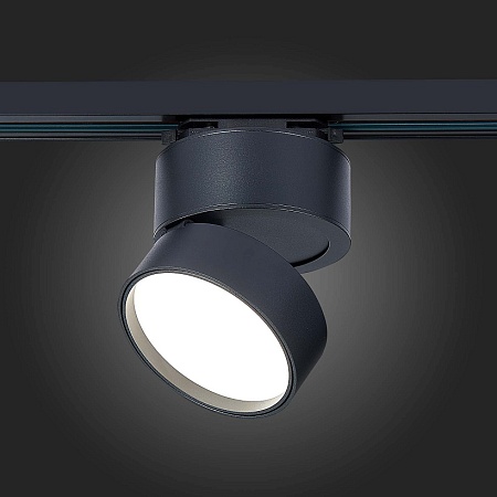 Св-к трек. Черный LED 1*14W 4000K 1 100Lm Ra>90 120° IP20 D104xH128 170-240VV ST651.446.14 - фото