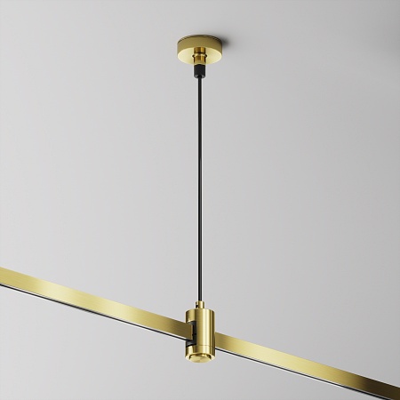 Подвес тросовый Hang с вводом питания Flarity латунь - фото