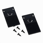 Заглушка к магнитному шинопроводу (2шт) ST-Luce Черный ST1005.469.00