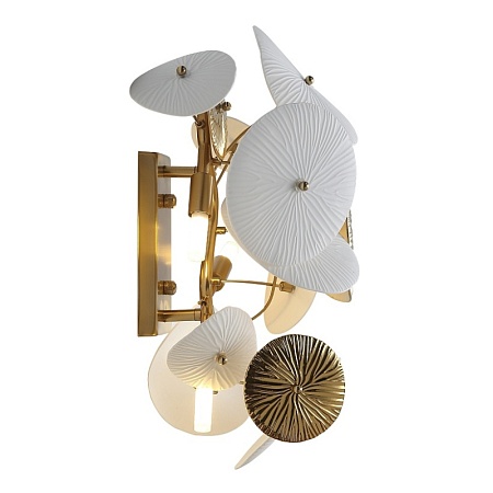 Светильник настенный ST-Luce Латунь/Белый G9 3*5W 4000K SL1518.301.03 - фото