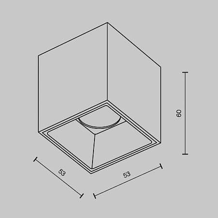 Потолочный светильник Technical Alfa LED C064CL-5W2.7K-SQ-WB - фото