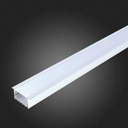 Встраиваемый алюминиевый профиль с рассеивателем(к-т: 2 загл) ST-Luce Алюминий анодиров ST017.129.05 - фото