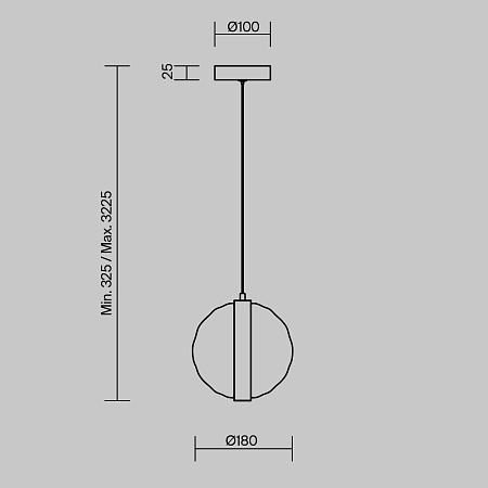 Подвесной светильник Maytoni Misterio MOD379PL-L6B3K - фото