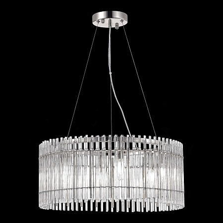 Люстра подвесная ST-Luce Никель/Прозрачный E14 6*40W SL1656.113.06 - фото