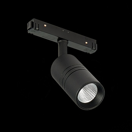 Магнитный трековый светильник Черный LED 1*7W 3000K 595Lm Ra>90 36° IP20 L-xW44xH90 48V ST365.436.07 - фото