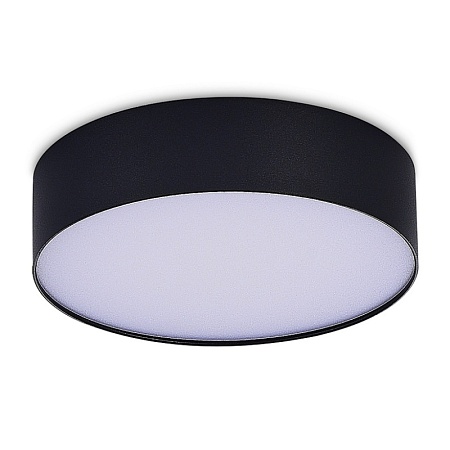 Светильник потолочный Черный LED 1*27W 4000K 2 430Lm Ra>90 120° IP20 D220xH55 185-265V ST606.442.27 - фото
