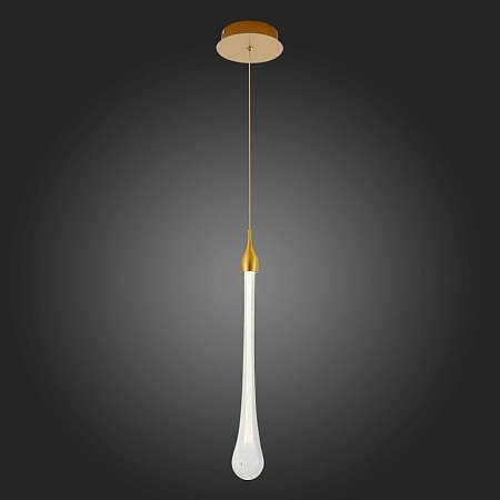 Подвес ST-Luce Золотистый/Прозрачный LED 1*3W 4000K SL6103.203.01 - фото