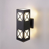 Уличный настенный светильник 1405 TECHNO черный IP54 1405 TECHNO Elektrostandard