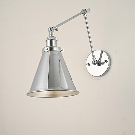 Бра 20Th C Library Single Sconce Silver Ii Imperiumloft 84947-22 - фото