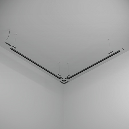 Шинопровод 2м подвесной круглый basity, черный Technical Busbar trunkings Basity TRX172-R-112B - фото
