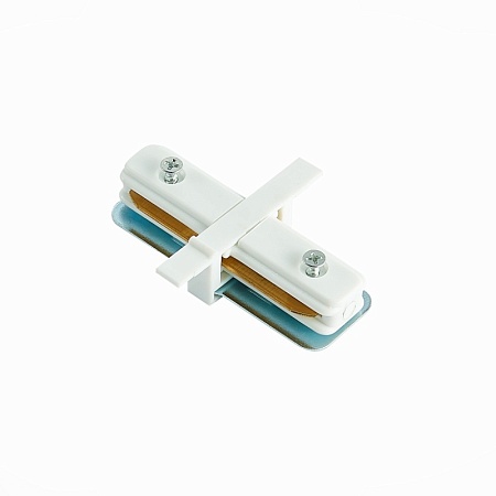 Коннектор прямой для однофазного встраиваемого шинопровода ST-Luce Белый ST013.519.00 - фото