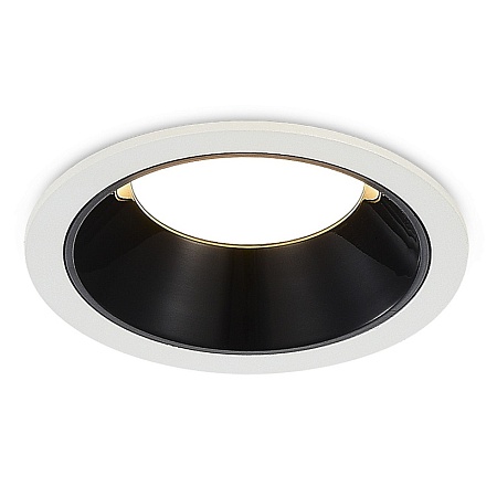 Св-к встр. Черный LED 1*7W 4000K 630Lm Ra80 120° IP20 D85xH45 100-240V ST755.448.07 - фото