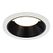 Св-к встр. Черный LED 1*7W 4000K 630Lm Ra80 120° IP20 D85xH45 100-240V ST755.448.07 - фото