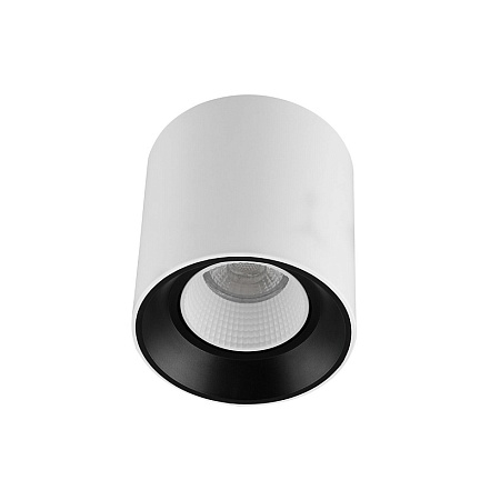 DK3090-WB+WH Светильник накладной IP 20, 10 Вт, GU5.3, LED, бело-черный/белый, пластик - фото