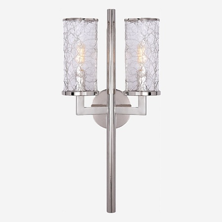Бра Liaison Double Arm Sconce Хром Imperiumloft 178115-26 - фото