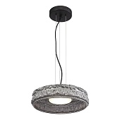 Светильник подвесной ST-Luce черный/дымчатый LED 1*15W 4000K SL6143.413.01