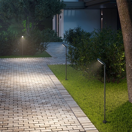 Светильник садово-парковый светодиодный Joli черный 35182/F черный Elektrostandard - фото