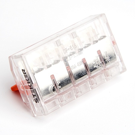 Универсальная компактная клемма 5-проводная STEKKER, LD221-615 - фото