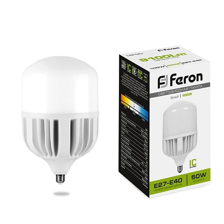 Лампа светодиодная Feron LB-65 E27-E40 50W 175-265V 4000K - фото