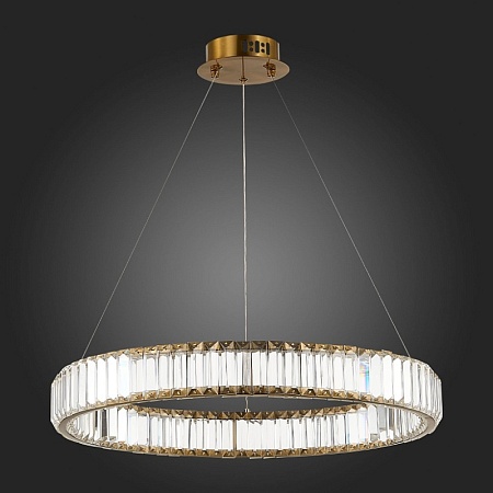 Люстра подвесная ST-Luce Латунь/Прозрачный LED 1*40W 4000K SL1622.363.01 - фото