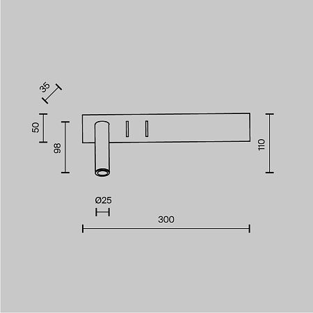 Настенный светильник (бра) Technical Comodo C031WL-L8W3K - фото