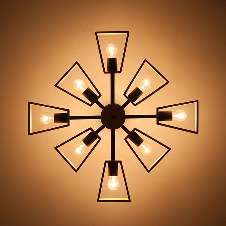 Потолочный светильник Eurosvet 70056/8 черный - фото