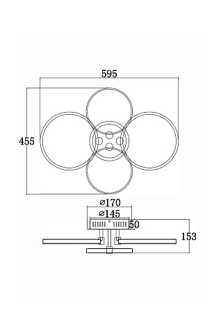 Потолочный светильник Freya FR10018CL-L40W - фото