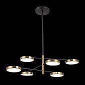 Светильник подвесной ST-Luce Черный/Латунь, Белый LED 6*7,5W 3000K SL1605.413.06