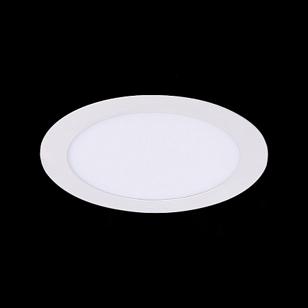 Св-к встр. Белый LED 1*12W 4000K 900Lm Ra80 110° IP20 D120xH30 220-240V ST210.548.12 - фото