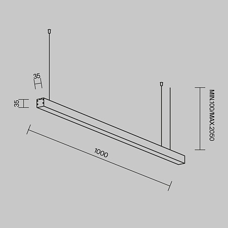 Линейный светильник Technical LL312004 - фото