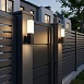 Уличный настенный светодиодный светильник Чёрный IP54 1534 TECHNO LED Elektrostandard - фото