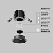 Встраиваемый светильник Technical Round DL058-7W2.7K-B - фото