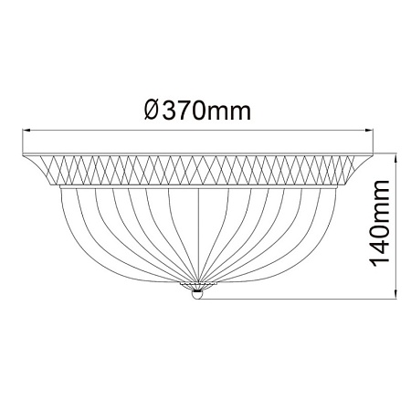 Потолочный светильник MW-Light Ариадна 450013603 - фото
