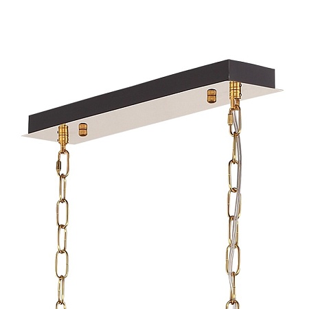 Светильник подвесной ST-Luce латунь/прозрачный E14 14*40W SL6138.303.14 - фото