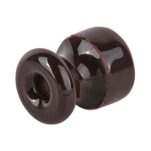 Комплект изоляторов с крепежом 50 шт. коричневый ретро WL18-17-01