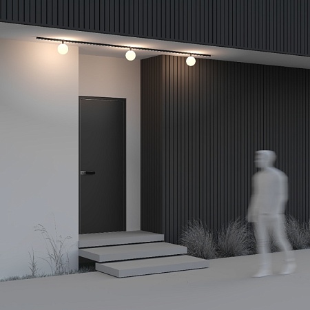 Уличный трековый светильник Outdoor O-TR01-2-S-9WB3K - фото