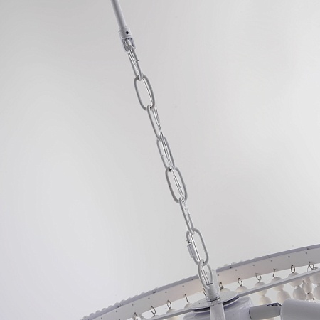 Люстра Rh Anselme White Wood Weathered Chandelier Imperiumloft 84574-22 - фото