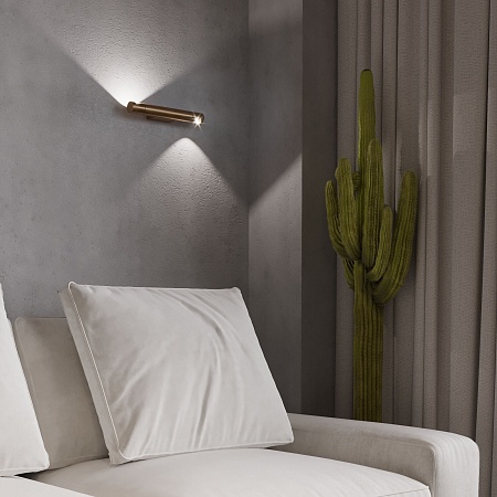 Настенный светильник Eurosvet 40161 LED латунь - фото