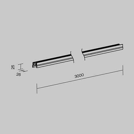 Профиль Outdoor O-TR001-P-W3M - фото