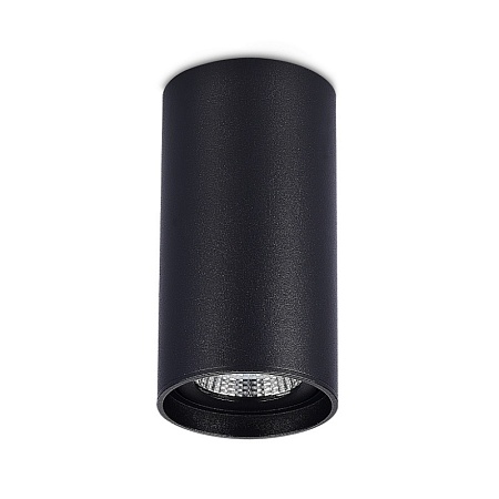 Светильник потолочный Черный LED 1*15W 3000K 1 200Lm Ra>90 60° IP44 D75xH140 220-265V ST157.432.15 - фото