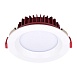 Св-к встр. Белый LED 1*18W 3000K 1 440Lm Ra80 100° IP44 D140xH52 100-240VV ST752.538.18 - фото
