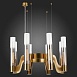 Люстра подвесная ST-Luce Латунь/Хром, Прозрачный E14 8*40W SL1235.303.08 - фото
