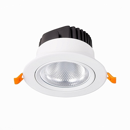 Св-к встр. Белый LED 1*15W 3000K 1 125Lm Ra80 36° IP20 D109xH65 220-240V ST211.538.15.36 - фото
