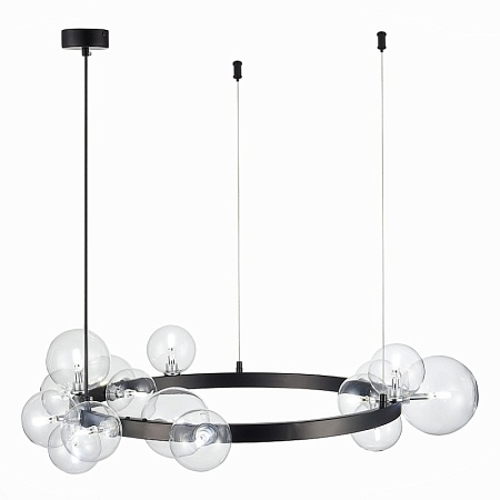 Светильник подвесной ST-Luce Черный/Прозрачный G4 15*5W SL1165.402.15 - фото