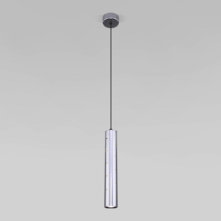 Подвесной светодиодный светильник 50214/1 LED хром Elektrostandard - фото