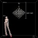 10259/1200 Silver Asfour Подвесной светильник LOFT IT Mira - фото
