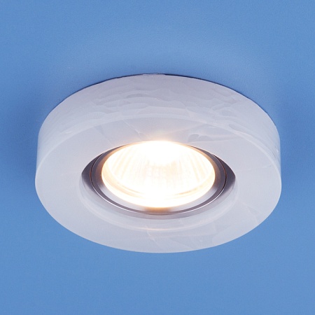Точечный светильник с LED подсветкой 6062 MR16 WH белый - фото