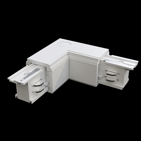 Коннектор угловой внутренний Trinity белый - фото