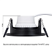 Точечный встраиваемый светильник Arte Lamp FUJI A2865PL-1BK - фото