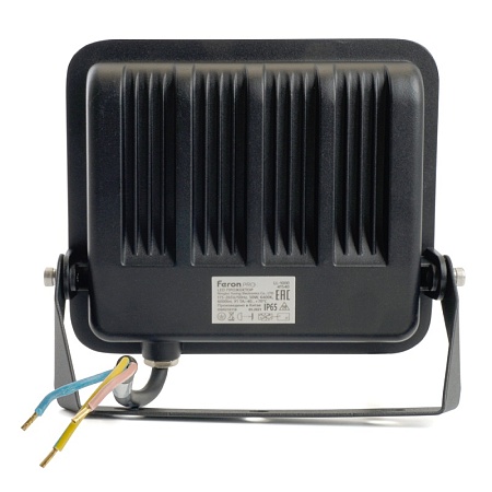 Светодиодный прожектор Feron.PRO LL-1000 IP65 50W 6400K черный - фото